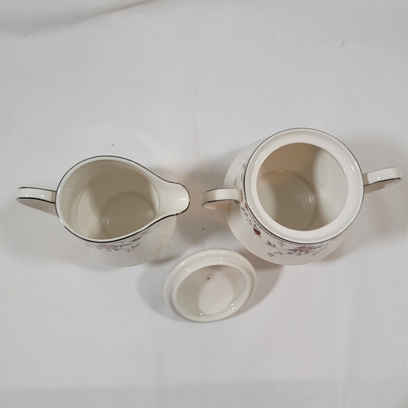 Adagio by Noritake fine china Cream Pitcher 4.5", And Sugar Bowl Set EUC - Picture 6 of 16